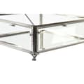 Miniatyrbillede 2 af 4: Smykkeskrin DKD Home Decor Gennemsigtig Sølvfarvet Metal Krystal 25 x 21 x 10 cm