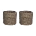 Miniatyrbillede 2 af 2: Kurv Mica Decorations Atlantic Brun flet (16 x 16 cm) 16 x 16