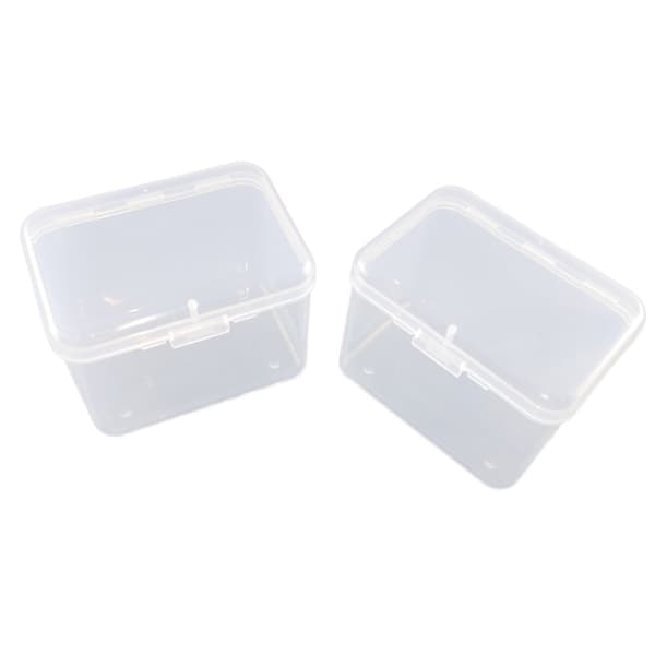 Plastic box for storage - 2 pack