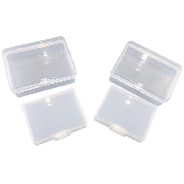 Plastkasse til opbevaring - 4 stk.