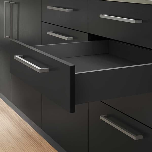 Emuca Udvendig Skuffe Vertex 40kg 93x550 Mm Transparent