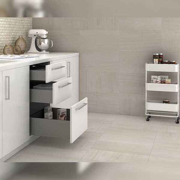 Emuca Udvendig Skuffe Concept 30kg 105x500 Mm Søvfarvet