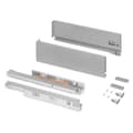 Miniatyrbillede 1 af 4: Emuca Udvendig Skuffe Vertex 40kg 131x450 Mm Transparent