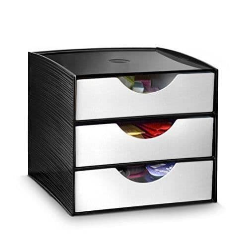 CEP Take A Break 8-111 Modul 3 stora polystyrenlådor METALLIC GREY 18,60 x 18,5 x 17,5 cm...