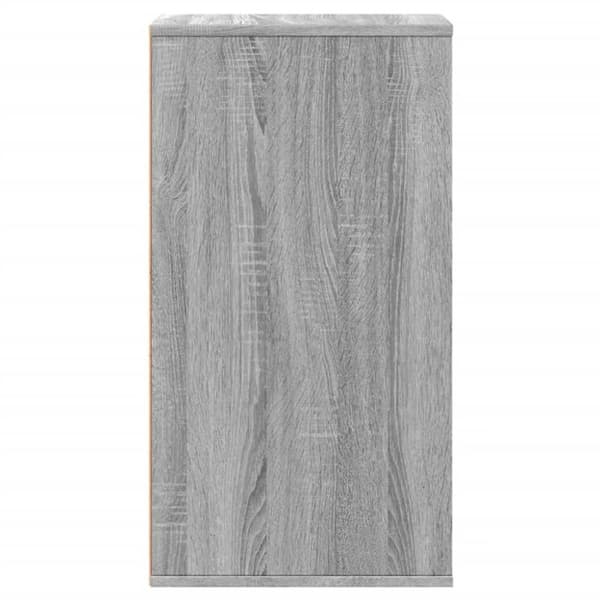 vidaXL kommode til hjørne 40x41x76 cm konstrueret træ grå sonoma-eg