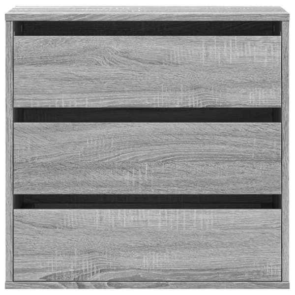 vidaXL kommode til hjørne 60x41x58 cm konstrueret træ grå sonoma-eg