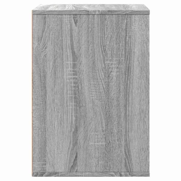 vidaXL kommode til hjørne 60x41x58 cm konstrueret træ grå sonoma-eg