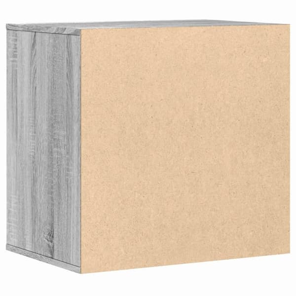 vidaXL kommode til hjørne 60x41x58 cm konstrueret træ grå sonoma-eg