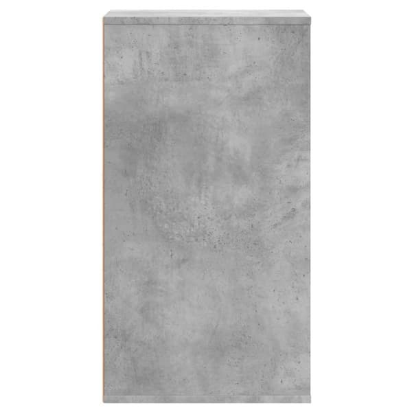 vidaXL Kulmalipasto betoninharmaa 40x41x76 cm tekninen puu