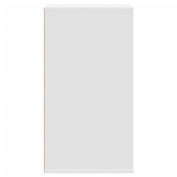 vidaXL kommode til hjørne 40x41x76 cm konstrueret træ hvid