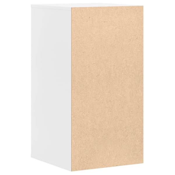vidaXL kommode til hjørne 40x41x76 cm konstrueret træ hvid
