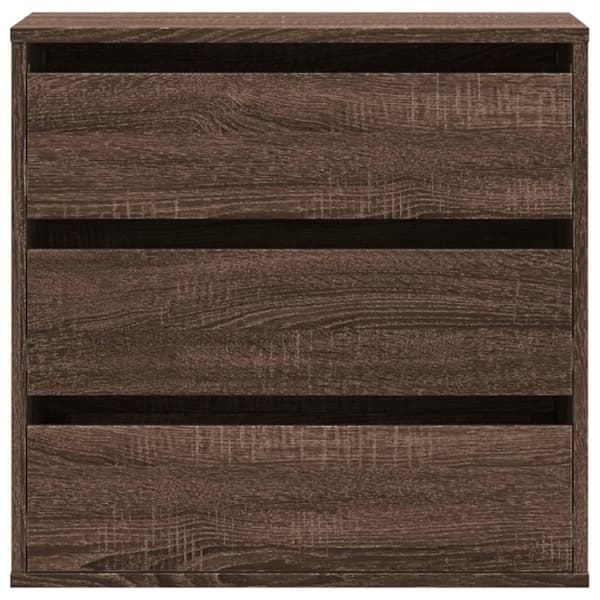 vidaXL Kommode brun eik 60x41x58 cm konstruert tre