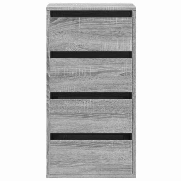 vidaXL Kommode grå sonoma 40x41x76 cm konstruert tre
