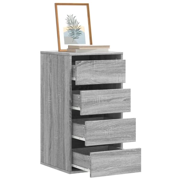 vidaXL Kommode grå sonoma 40x41x76 cm konstruert tre