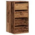 Miniatyrbilde 3 av 11: vidaXL Kommode gammelt tre 40x41x76 cm konstruert tre