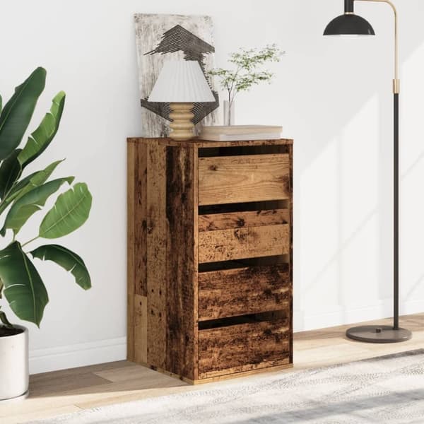 vidaXL Kommode gammelt tre 40x41x76 cm konstruert tre