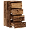 Miniatyrbilde 6 av 11: vidaXL Kommode gammelt tre 40x41x76 cm konstruert tre