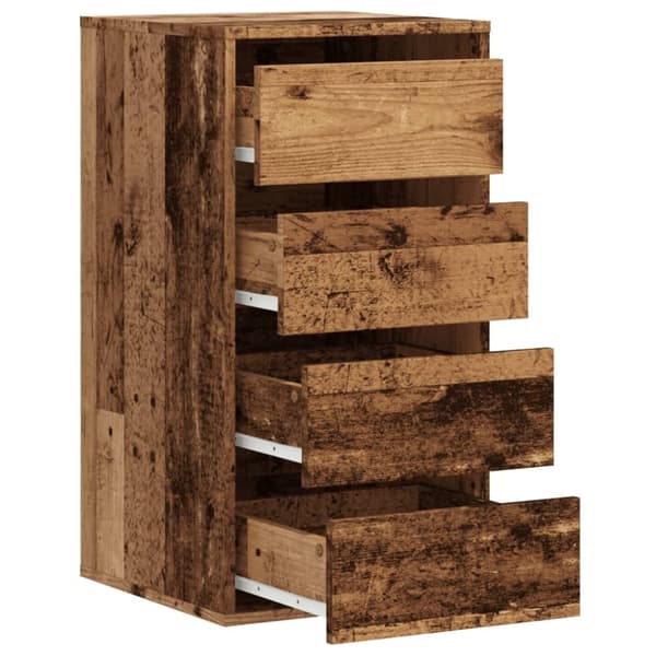 vidaXL Kommode gammelt tre 40x41x76 cm konstruert tre