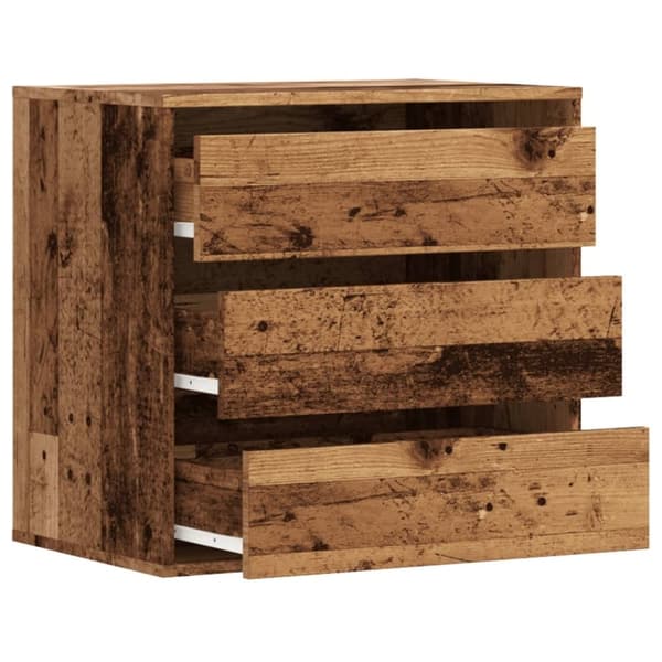 vidaXL Kommode gammelt tre 60x41x58 cm konstruert tre
