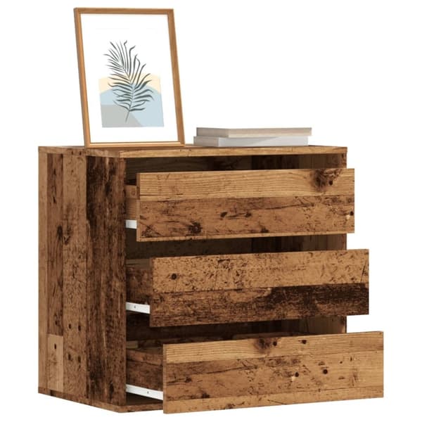 vidaXL Kommode gammelt tre 60x41x58 cm konstruert tre