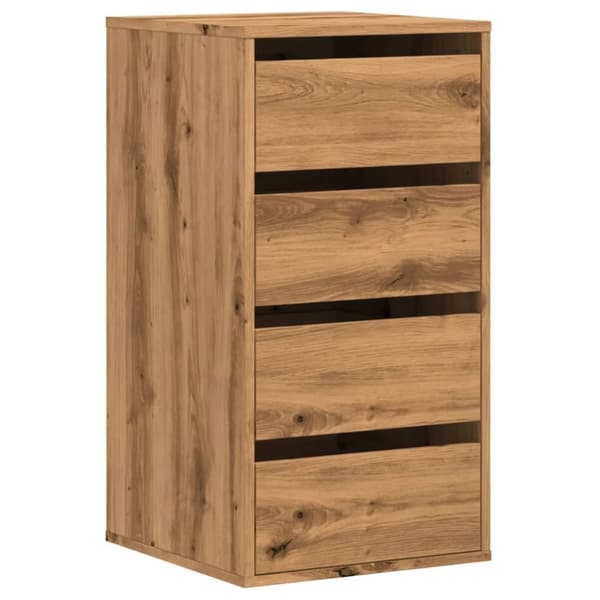 vidaXL Byrå ek 40x41x76 cm konstruerat trä