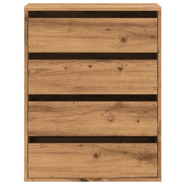 vidaXL Byrå ek 60x41x76 cm konstruerat trä