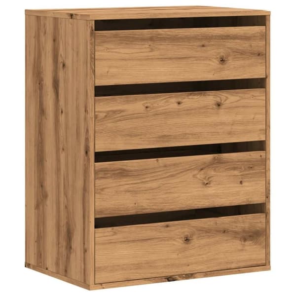 vidaXL Byrå ek 60x41x76 cm konstruerat trä