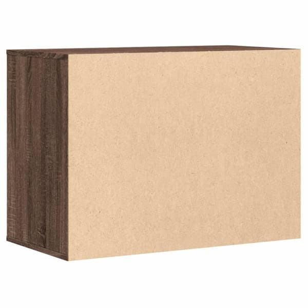 vidaXL Kommode brun eik 80x41x58 cm konstruert tre