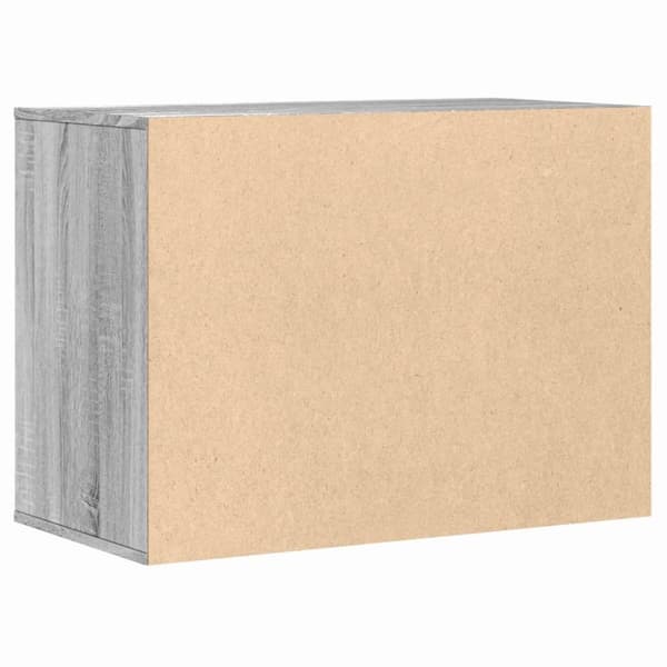 vidaXL Kommode grå sonoma 80x41x58 cm konstruert tre
