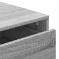Miniatyrbilde 9 av 11: vidaXL Kommode grå sonoma 80x41x58 cm konstruert tre