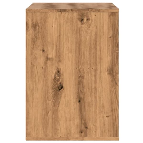 vidaXL Kommode artisan eik 80x41x58 cm konstruert tre
