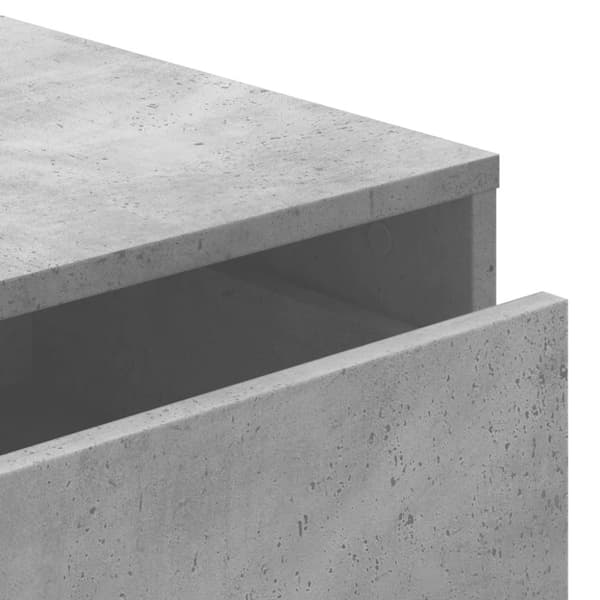 vidaXL Kommode betonggrå 60x41x58 cm konstruert tre