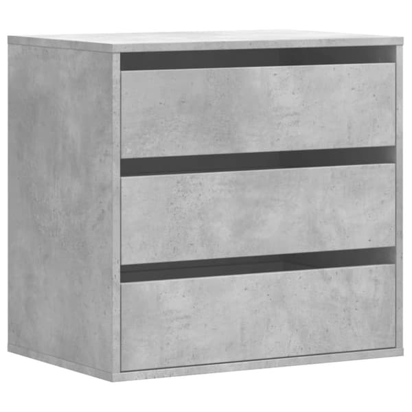 vidaXL Kommode betonggrå 60x41x58 cm konstruert tre