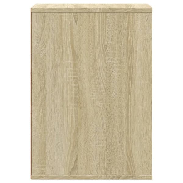 vidaXL kommode til hjørne 80x41x58 cm konstrueret træ sonoma-eg