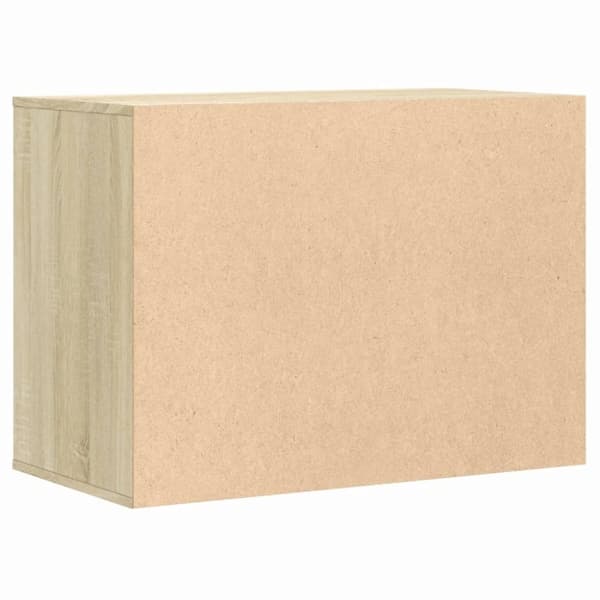 vidaXL kommode til hjørne 80x41x58 cm konstrueret træ sonoma-eg