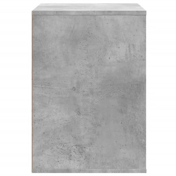 vidaXL kommode til hjørne 80x41x58 cm konstrueret træ betongrå