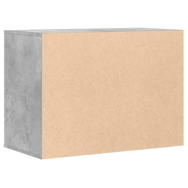 vidaXL kommode til hjørne 80x41x58 cm konstrueret træ betongrå