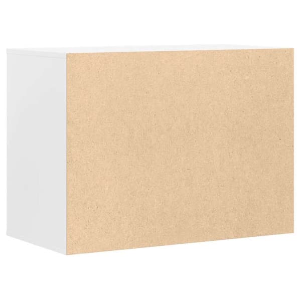 vidaXL kommode til hjørne 80x41x58 cm konstrueret træ hvid