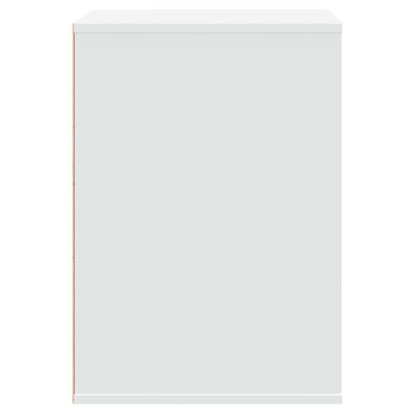 vidaXL kommode til hjørne 60x41x58 cm konstrueret træ hvid