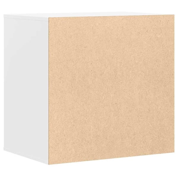 vidaXL kommode til hjørne 60x41x58 cm konstrueret træ hvid