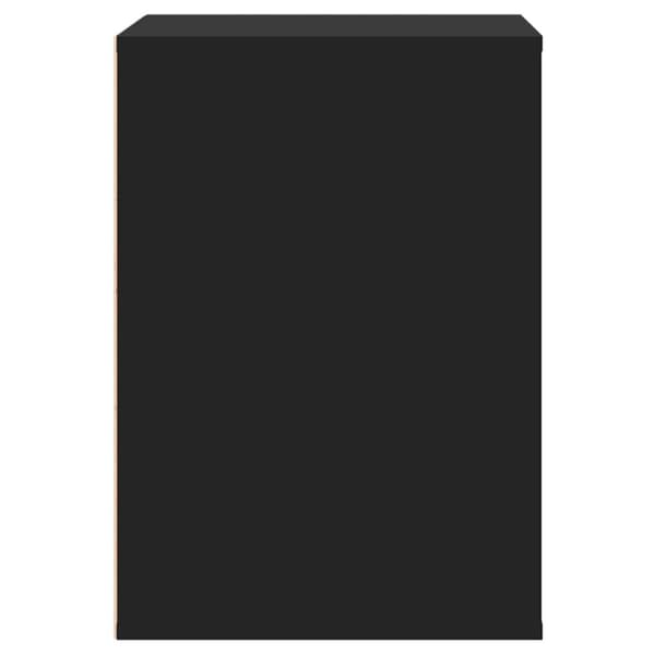 vidaXL kommode til hjørne 60x41x58 cm konstrueret træ sort