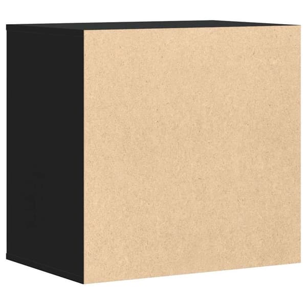 vidaXL kommode til hjørne 60x41x58 cm konstrueret træ sort