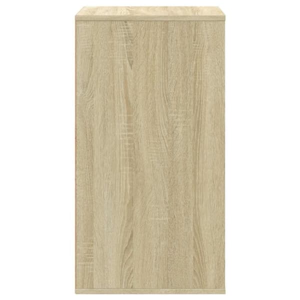 vidaXL kommode til hjørne 60x41x76 cm konstrueret træ sonoma-eg