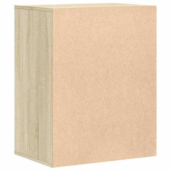 vidaXL kommode til hjørne 60x41x76 cm konstrueret træ sonoma-eg