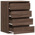 Miniatyrbilde 6 av 11: vidaXL Kommode brun eik 60x41x76 cm konstruert tre