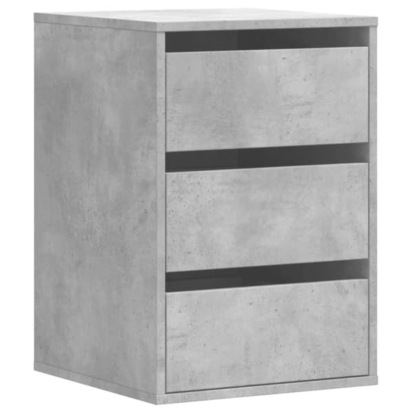 vidaXL Kommode betonggrå 40x41x58 cm konstruert tre
