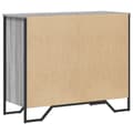 Miniatyrbilde 7 av 11: vidaXL Kommode grå sonoma 91x35,5x74,5 cm konstruert tre