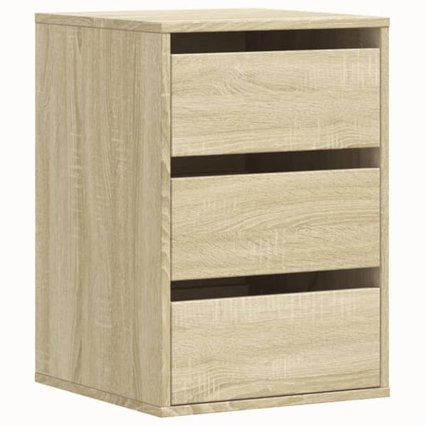 vidaXL Kommode sonoma eik 40x41x58 cm konstruert tre
