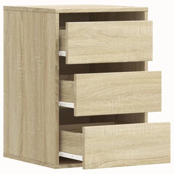 vidaXL Kommode sonoma eik 40x41x58 cm konstruert tre