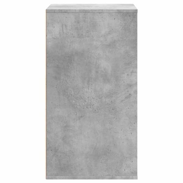 vidaXL kommode til hjørne 60x41x76 cm konstrueret træ betongrå